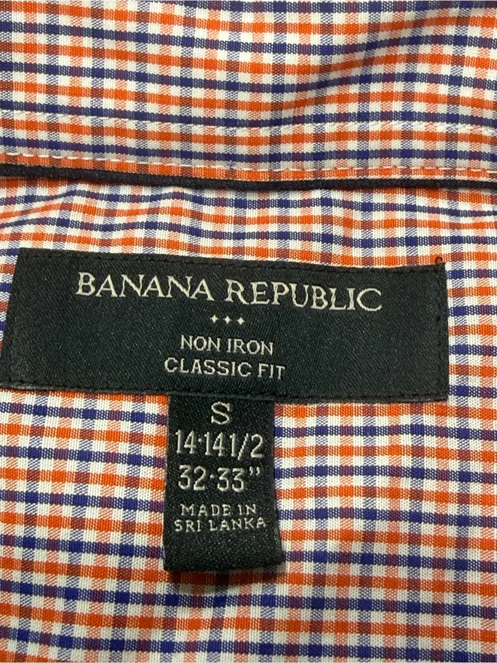 Banana Republic tailored button